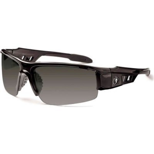 Ergodyne Skullerz Dagr PZ Safety Glasses, Polarized Smoke Lens, Black Frame 52031